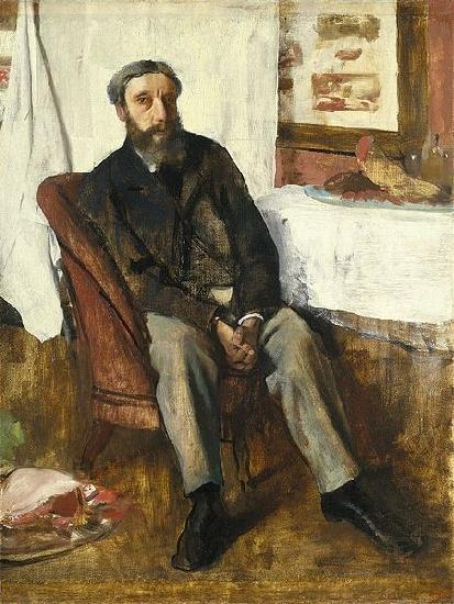 Edgar Degas Portrait d'homme Norge oil painting art